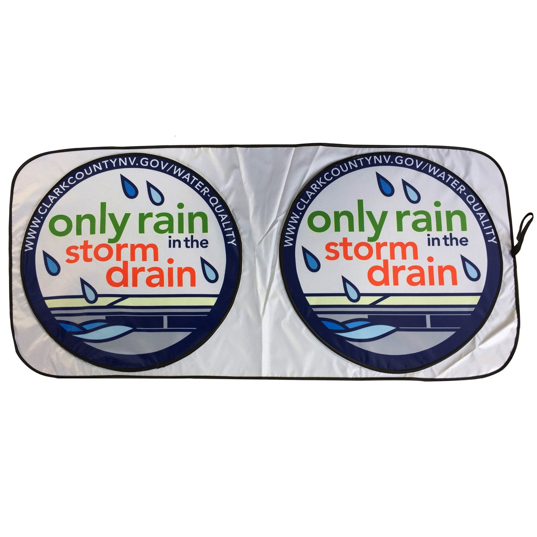 Foldable Windshield Sun Shade Visor - Full Color Printed