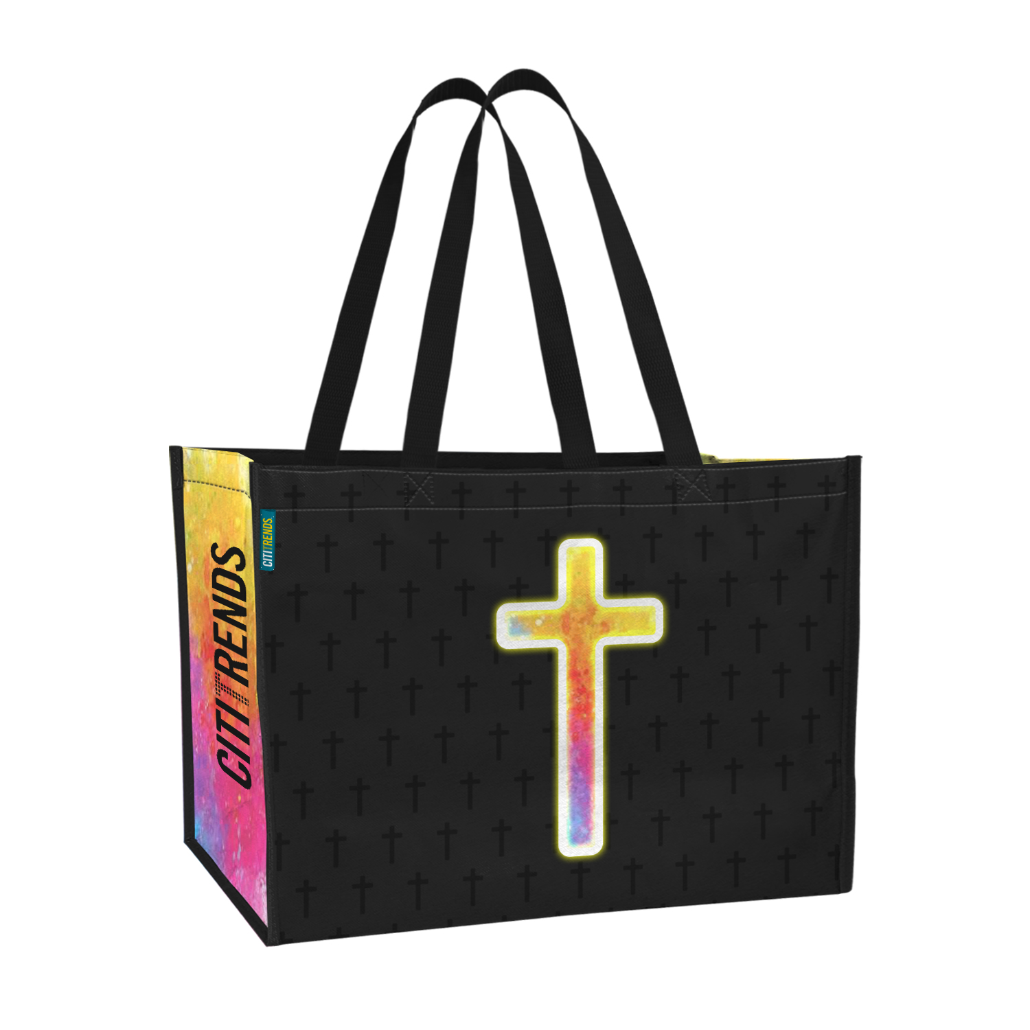 Grossy Laminated Non-woven Tote Bag Shopping Bag - CitiTrends01