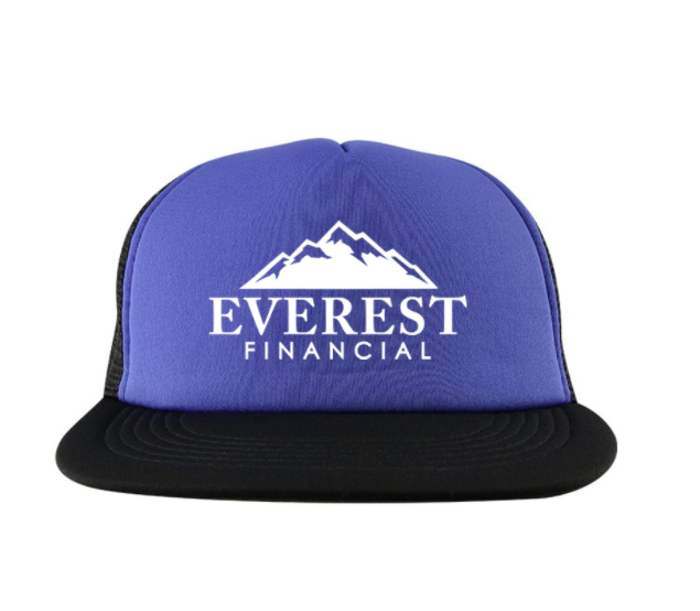 Flat Bill Trucker Hat