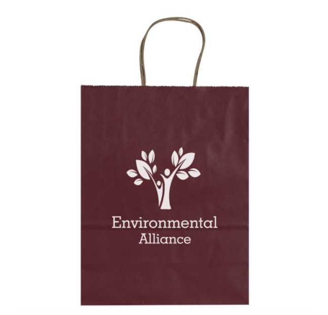 Danny Matte Colored Paper Bag-Foil Stamp
