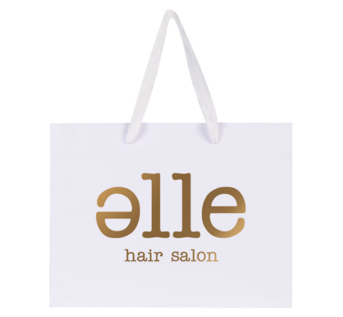 Kraft Eurotote With Cotton Handles-Foil Stamp