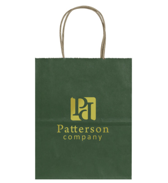 Rizzo Matte Colored Paper Bag-Foil Stamp