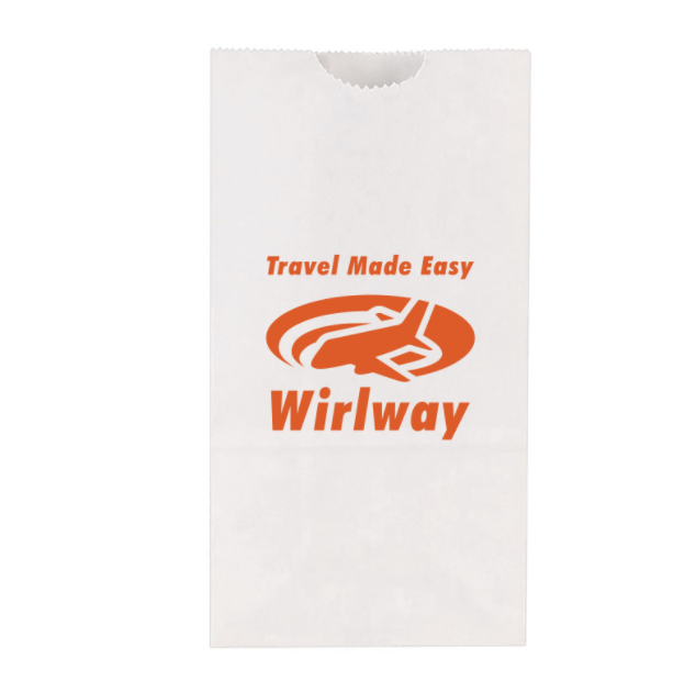 White Paper Peanut Bag